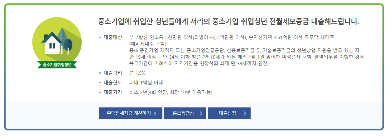 중소기업 청년전세대출