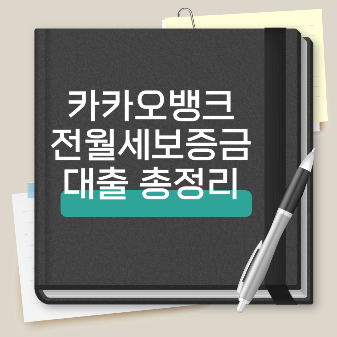 카카오뱅크 전월세보증금대출 총정리