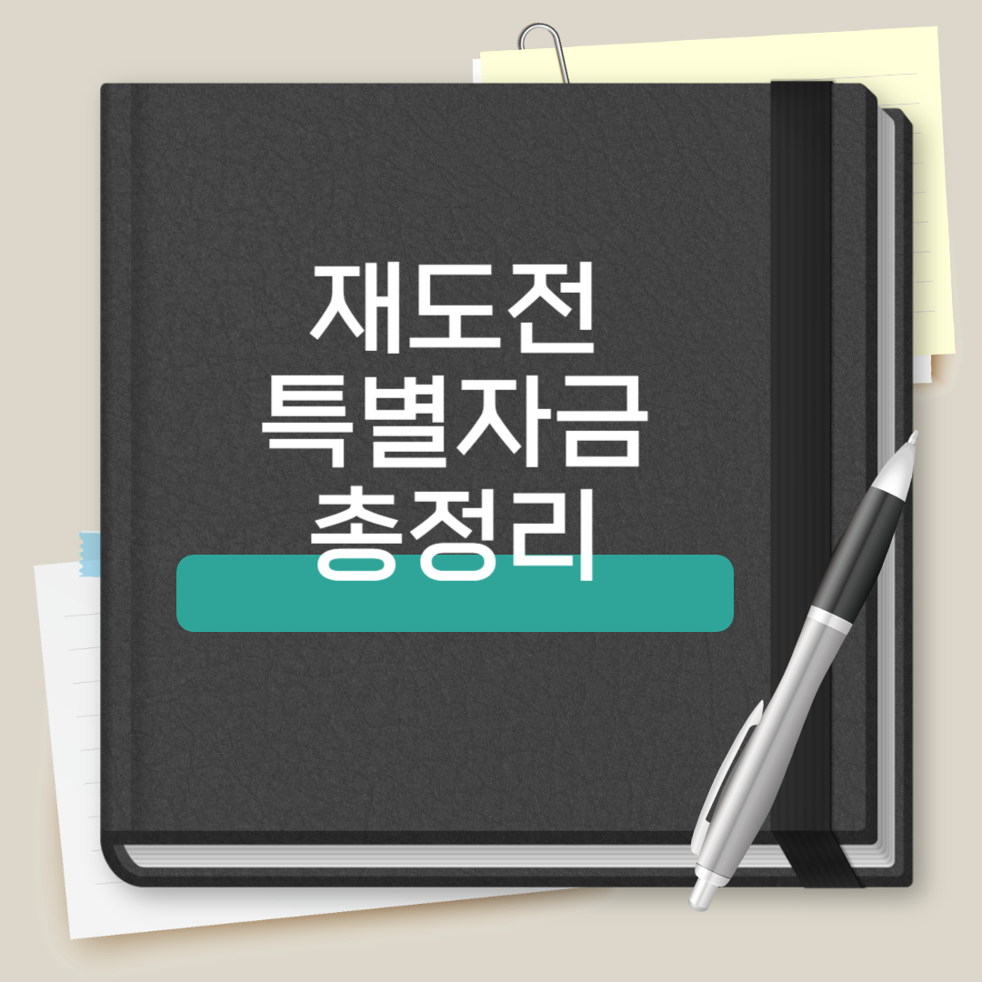 재도전 특별자금 총정리