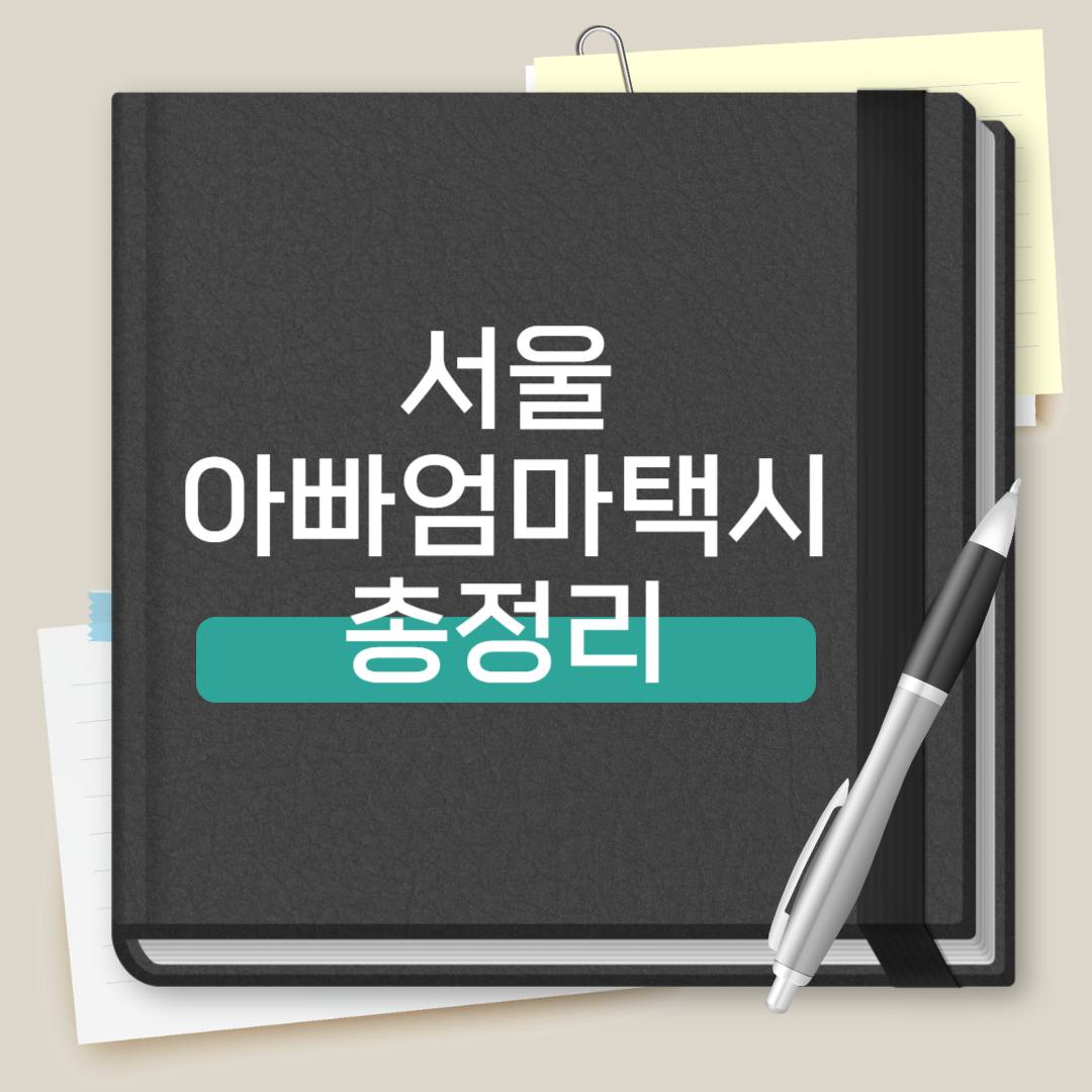 서울아빠엄마택시 총정리